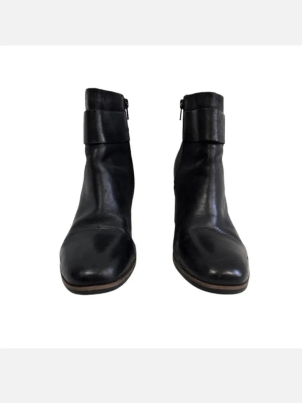 Kork-Ease DECOLA Leather Ankle Boots in Matte Black